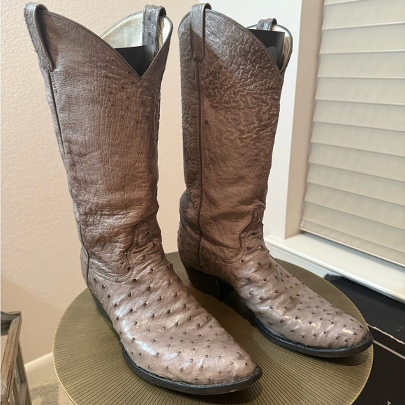 Brown Leather Cowboy Boots